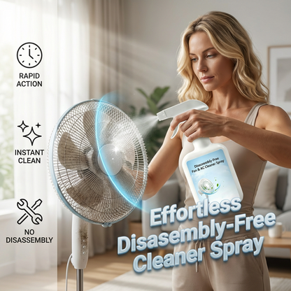 🧹 PROMO LIMITÉE 50% DE RÉDUCTION ! 💥 Spray Nettoyant Ventilateur & Climatiseur – Sans Démontage, Anti-Poussière, Micro-Mousse ✨