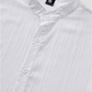 👔 PROMO LIMITÉE 50% DE RÉDUCTION ! ✨ Chemise d'Été pour Homme – Col Montant, Tissu Texturé, Coupe Décontractée ☀️