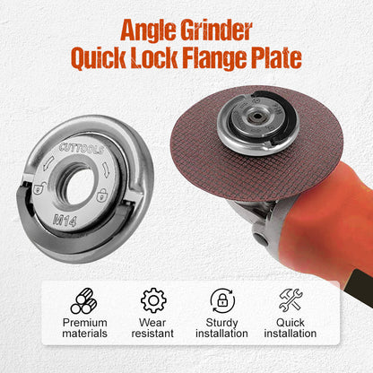 🔧 PROMO LIMITÉE 50% DE RÉDUCTION ! ✨ Plaque à Bride pour Meuleuse d‘Angle – Verrouillage Rapide Sans Outils, Construction Durable Acier 🌟