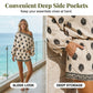☀️ LIMITÉ : 50% DE RÉDUCTION ! ✨ Combishort Bohème Imprimé – Épaules Dénudées, Taille Élastique 🌸