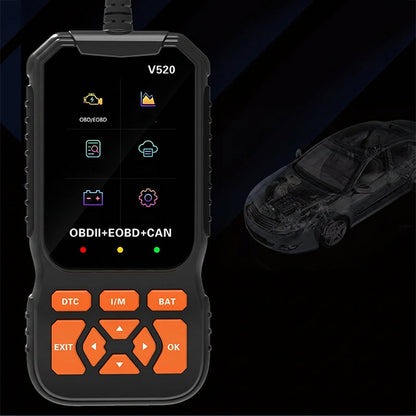 🔧 PROMO LIMITÉE 50% DE RÉDUCTION ! ✨ V520 Outil de Diagnostic Auto – Lire/Effacer Codes Moteur ✨