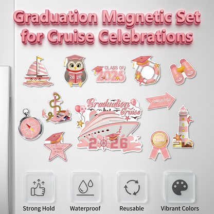 🎓🔥 10 000+ Ventes ! Grands Aimants de Décoration pour Fête de Remise de Diplôme ✨