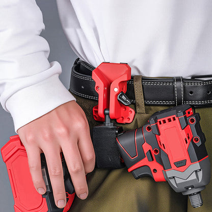 🛠️ PROMO LIMITÉE 50% DE RÉDUCTION ! ✨ Ceinture Porte-Outils Autobloquant – ABS Résistant, Universel, Velcro ⚡