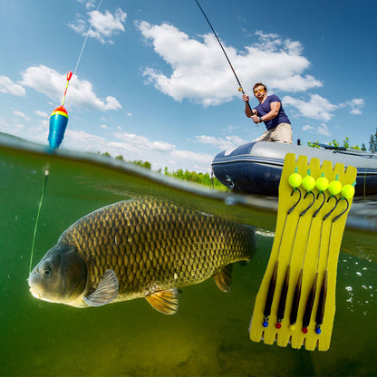 🎣 PROMO LIMITÉE 50% DE RÉDUCTION ! 🐟 Hameçon Flottant – Haute Flottabilité, Visibilité, Acier Carbone, Lot de 5 ✨