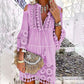 🌸 PROMO LIMITÉE 50% DE RÉDUCTION ! ✨ Robe Large Femme Coton Lin – Brodée, Anti-UV, Respirante 👒