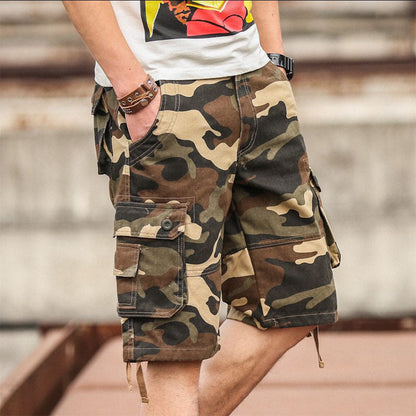 🩳 PROMO LIMITÉE 50% DE RÉDUCTION ! ✨ Short Cargo – Camouflage, Multi-Poches, Coupe Confortable 🌿
