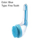 🛁 PROMO LIMITÉE 50% DE RÉDUCTION ! ✨ Brosse de Bain pour Animaux – Long Manche, Distributeur de Shampooing, 2 Têtes 🌿