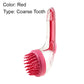 🛁 PROMO LIMITÉE 50% DE RÉDUCTION ! ✨ Brosse de Bain pour Animaux – Long Manche, Distributeur de Shampooing, 2 Têtes 🌿