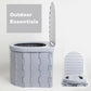 🚽 PROMO LIMITÉE 50% DE RÉDUCTION ! 💥 Toilettes Pliantes Portables – ABS Durable, 136kg, Anti-Odeurs, Pour Camping ✨