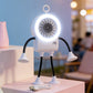 🤖 PROMO LIMITÉE 50% DE RÉDUCTION ! 💥 Ventilateur Bureau Robot Flexible LED – Bras Pliables, Écran Numérique, Recharge USB ✨