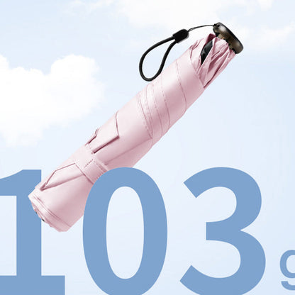 ☂️ PROMO LIMITÉE 50% DE RÉDUCTION ! 💥 Parapluie Compact 103g – Anti-UV UPF 50+, Double Usage, Fibre Carbone ✨