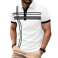 👕 PROMO LIMITÉE 50% DE RÉDUCTION ! ✨ Haut Rayé pour Homme – Col, Manches Courtes ✨