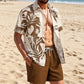 🎉 Soldes 2026 — Plus de 44 000 ventes !🌴 Ensemble 2 pièces chemise hawaïenne et short pour homme 🍹
