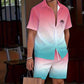 🎉 Soldes 2026 — Plus de 44 000 ventes !🌴 Ensemble 2 pièces chemise hawaïenne et short pour homme 🍹