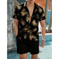 🎉 Soldes 2026 — Plus de 44 000 ventes !🌴 Ensemble 2 pièces chemise hawaïenne et short pour homme 🍹