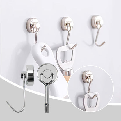 🧲 PROMO LIMITÉE 50% DE RÉDUCTION ! ✨ Crochets Magnétiques 360° – Sans Perçage, 11 kg, 4 ou 10 pièces 🔩