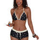 🩱 PROMO LIMITÉE 50% DE RÉDUCTION ! ✨ Ensemble Bikini à Pois – Bretelles, Shorty, 3 Couleurs ☀️