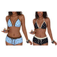 🩱 PROMO LIMITÉE 50% DE RÉDUCTION ! ✨ Ensemble Bikini à Pois – Bretelles, Shorty, 3 Couleurs ☀️