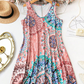 👗 PROMO LIMITÉE 50% DE RÉDUCTION ! ✨ Robe Imprimée Sans Manches – Légère, Respirante, Polyvalente 🌸