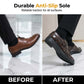👞 PROMO LIMITÉE 50% DE RÉDUCTION ! ✨ Chaussures Homme à Boucle Unique – Simili Cuir Croco, Semelle Antidérapante 🤵