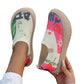 👟 PROMO LIMITÉE 50% DE RÉDUCTION ! 💥 Chaussures Randonnée Légères Femme – Tricot Respirant, Semelle Rembourrée, Enfilage Facile ✨