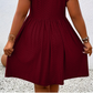 👗 PROMO LIMITÉE 50% DE RÉDUCTION ! ✨ Robe Femme Col V à Volants – Élégante, Cintrée, Polyvalent 🌸