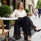 👖 PROMO LIMITÉE 50% DE RÉDUCTION ! ✨ Pantalon Femme Mousseline Large – Asymétrique, 3 Couleurs, S-2XL 🌿