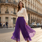 👖 PROMO LIMITÉE 50% DE RÉDUCTION ! ✨ Pantalon Femme Mousseline Large – Asymétrique, 3 Couleurs, S-2XL 🌿
