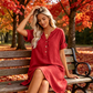 🎉 Soldes 2026 — Plus de 55 000 vendues 👗 Robe Tunique Indispensable Col V Poches 👜
