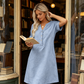 🎉 Soldes 2026 — Plus de 55 000 vendues 👗 Robe Tunique Indispensable Col V Poches 👜