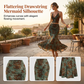 🌺 PROMO LIMITÉE 50% DE RÉDUCTION ! ✨ Ensemble Bohème 2 Pièces Floral – Haut Halter, Jupe Sirène, Résort 🏖️