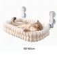🐱 50% DE RÉDUCTION! 🪟 Hamac de fenêtre pliable – Ventouses solides & ultra‑doux ✨