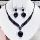 💎 PROMO LIMITÉE 50% DE RÉDUCTION ! ✨ Ensemble Collier & Boucles d'Oreilles Cœur – Étincelant, Léger, Polyvalent ✨