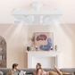 💡 PROMO LIMITÉE 50% DE RÉDUCTION ! 💥 Ventilateur Plafond Double Tête LED – Double Flux, Télécommande, Moteur Silencieux ✨