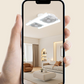 💡 PROMO LIMITÉE 50% DE RÉDUCTION ! 💥 Ventilateur Plafond Double Tête LED – Double Flux, Télécommande, Moteur Silencieux ✨