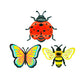 🦋 PROMO LIMITÉE 50% DE RÉDUCTION ! 💥 Décorations Murales 3D Insectes – Abeille, Papillon, Coccinelle – Lot de 3 ✨ 标题翻译（中文）：