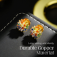 🎆 PROMO LIMITÉE 50% DE RÉDUCTION ! ✨ Boucles d'Oreilles & Collier Feu d'Artifice – Zirconium Cubique, Plaqué 18K 💫