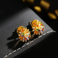 🎆 PROMO LIMITÉE 50% DE RÉDUCTION ! ✨ Boucles d'Oreilles & Collier Feu d'Artifice – Zirconium Cubique, Plaqué 18K 💫