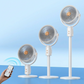 🌀 PROMO LIMITÉE 50% DE RÉDUCTION ! ✨ Ventilateur Rétractable sans Fil – Hauteur Réglable, Moteur DC Silencieux, Télécommande 🏠
