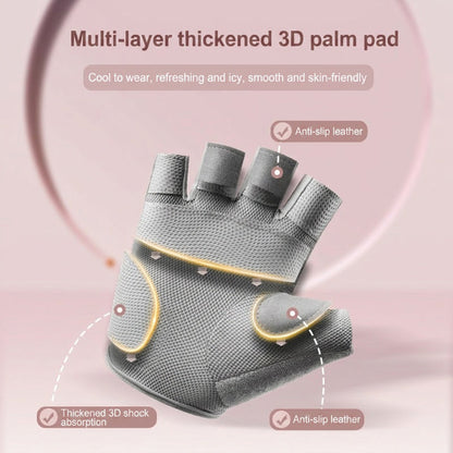 🧤 PROMO LIMITÉE 50% DE RÉDUCTION ! ✨ Gants de Fitness Anti-Dérapants – Paume Rembourrée, Maille Respirante 🏋️‍♀️