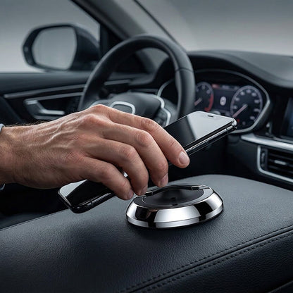 📱 PROMO LIMITÉE 50% DE RÉDUCTION ! ✨ Support Téléphone Voiture 2 en 1 – Plaque Stationnement, Rotation 360° 🅿️