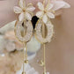 🌸 PROMO LIMITÉE 50% DE RÉDUCTION ! ✨ Boucles d'Oreilles Fleurs & Pompons – Iridescentes, Scintillantes, Dynamiques ✨