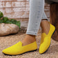 👞 PROMO LIMITÉE 50% DE RÉDUCTION ! ✨ Chaussures Plates en Tricot à Bout Pointu – Enfilage Facile, Légères, Respirantes 🌸