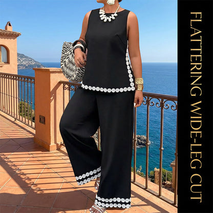 👗 PROMO LIMITÉE 50% DE RÉDUCTION ! ✨ Ensemble 2 Pièces Femme – Dentelle, Fluidité, Style Facile ✨