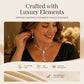 🌼 PROMO LIMITÉE 50% DE RÉDUCTION ! ✨ Ensemble Collier & Boucles d'Oreilles Fleur en Zircon – Élégant, Brillant, Prêt à Offrir 💎
