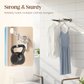 🧺 PROMO LIMITÉE 50% DE RÉDUCTION ! ✨ Étendoir à linge télescopique pliable à ventouses – Stable, Gain de place 🛁