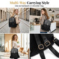 🎒 PROMO LIMITÉE 50% DE RÉDUCTION ! 💥 Sac à Dos en Cuir PU pour Femme – Grande Capacité, Matériau Doux, Quincaillerie Dorée ✨