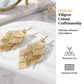 💎 PROMO LIMITÉE 50% DE RÉDUCTION ! 💥 Boucles d'Oreilles Feuilles Ajourées – Filigrane, Légères, Hypoallergéniques ✨
