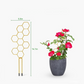 🌿 PROMO LIMITÉE 50% DE RÉDUCTION ! 💥 Tuteurs Métal Nid d'Abeille – Design Créatif, Anti-Rouille, Croissance Verticale ✨