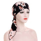 👒 PROMO LIMITÉE 50% DE RÉDUCTION ! 💥 Turban Foulard Pré-Noué à Fleurs – Doux, Respirant, Chic Instantané ✨